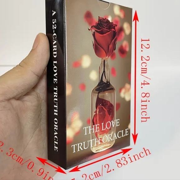 New Love Truth Oracle Deck, Velvet Carrying Pouch & Stickers - Picture 2 of 5